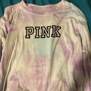 Long sleeve tie-dye shirt from PINK